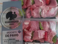 Brocheta de pavo