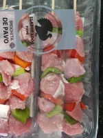 Brocheta de pavo