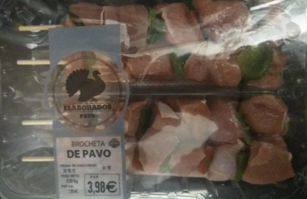 Brocheta de Pavo