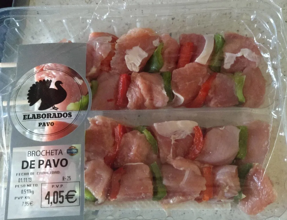 Brocheta de Pavo