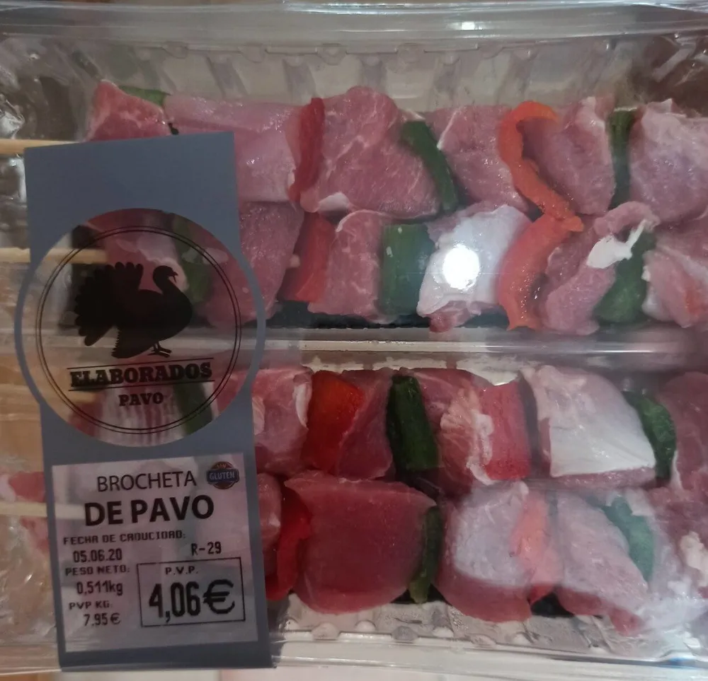 Brocheta de Pavo