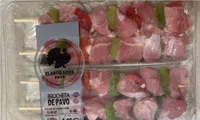Brocheta de pavo