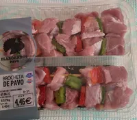Brochetas de pavo