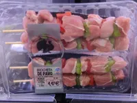 Brochetas de pavo
