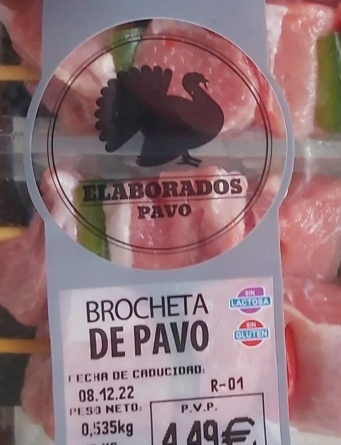Brocheta de Pavo