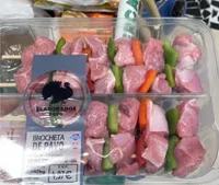 Brocheta de pavo