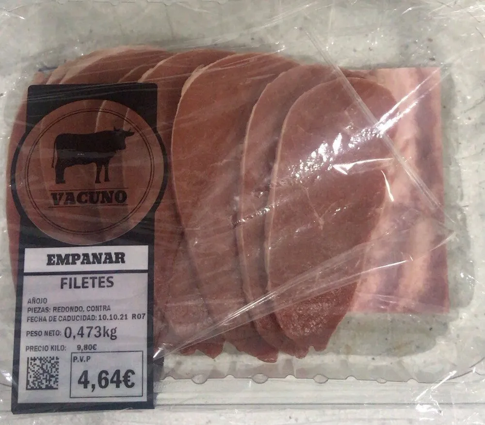 Filetes empanar vacuno