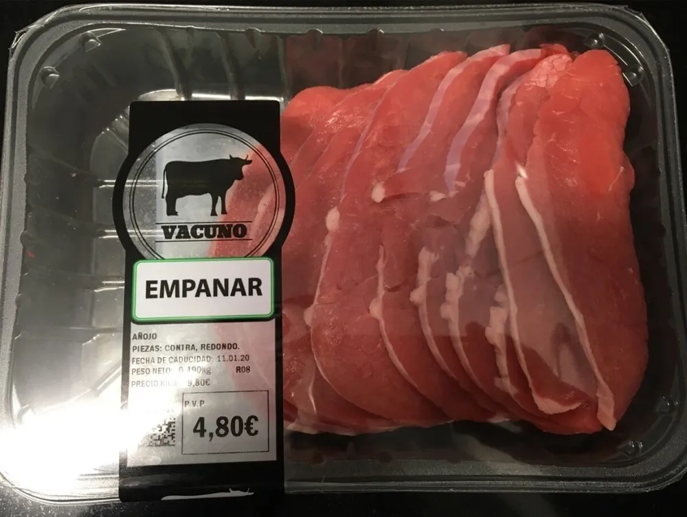 Vacuno empanar