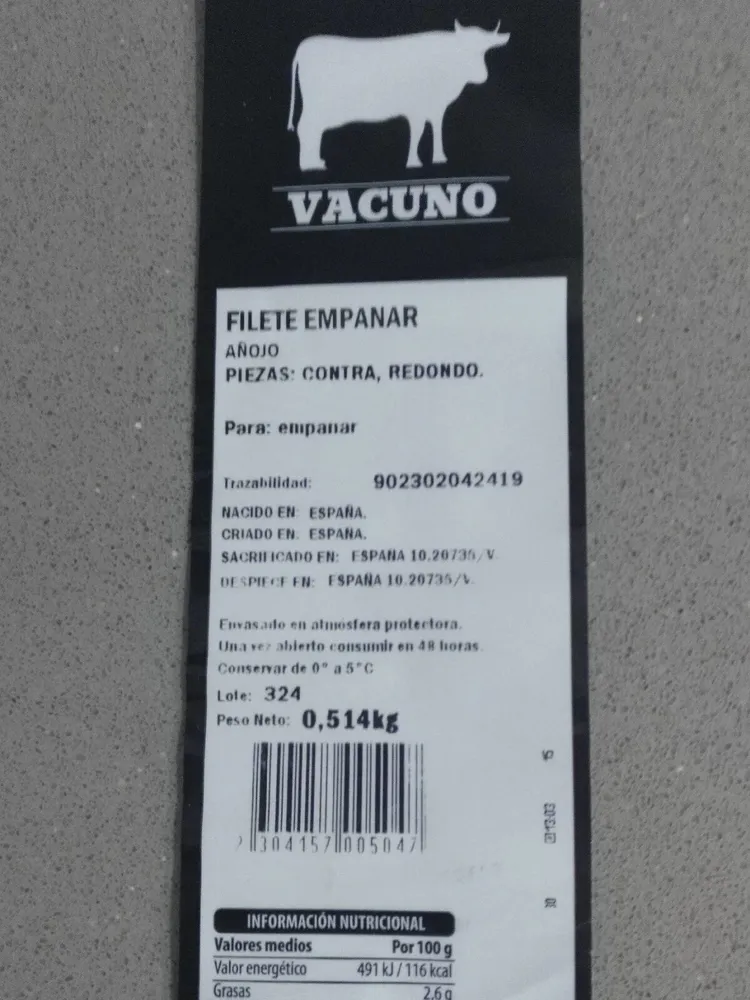 Filete empanar