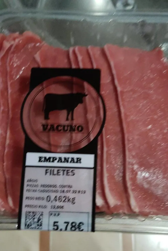 Filetes vacuno
