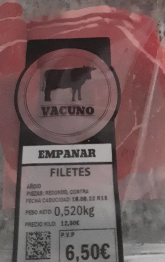 Vacuno empanar