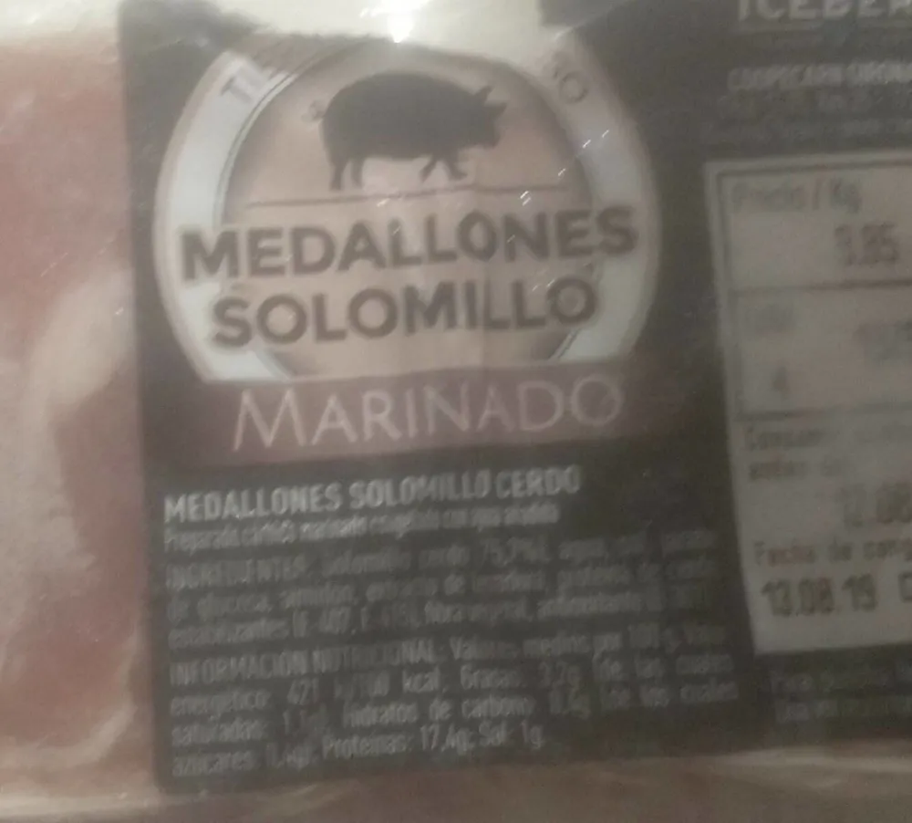 Medallones solomillo