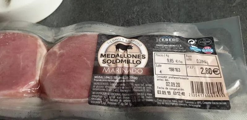 Madallones de solomillo