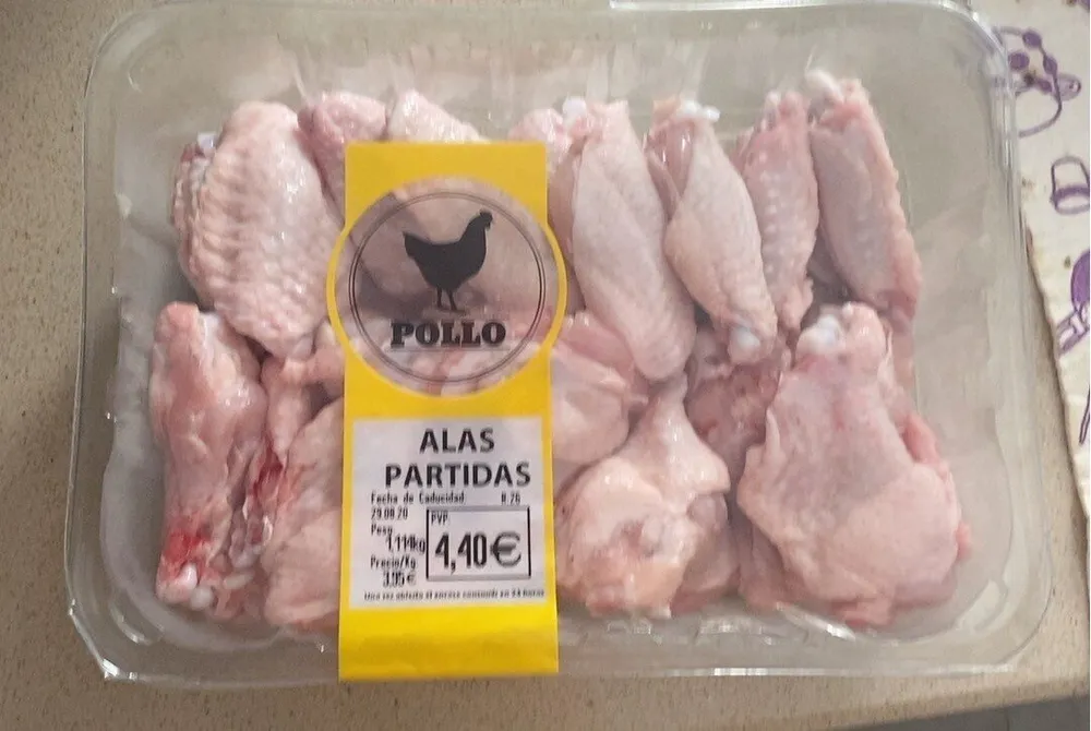 Alitas de pollo