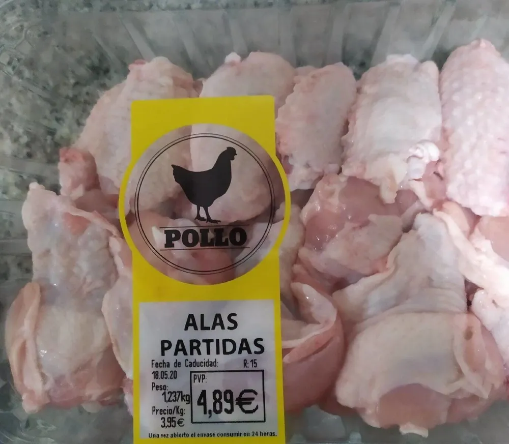 Alitas de pollo
