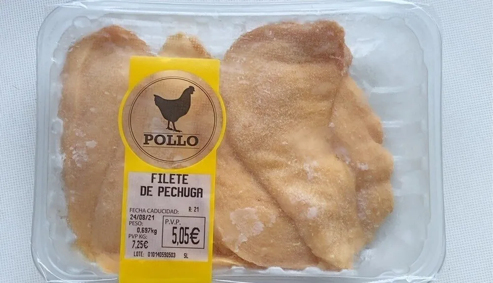 Filete de pechuga pollo