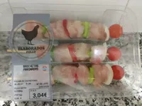 Brochetas marinadas