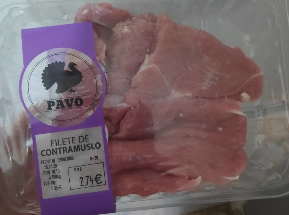 Pavo - Filete de contramuslo