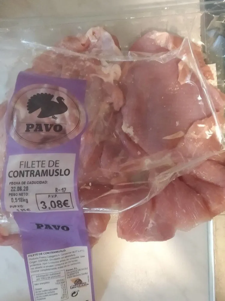Filete de Contramuslo de Pavo