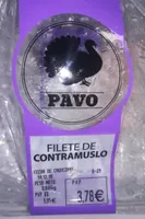 Pavo filete de contramuslo