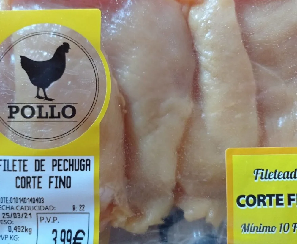 Filete de pechuga de pollo