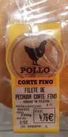 Pechuga de pollo corte fino