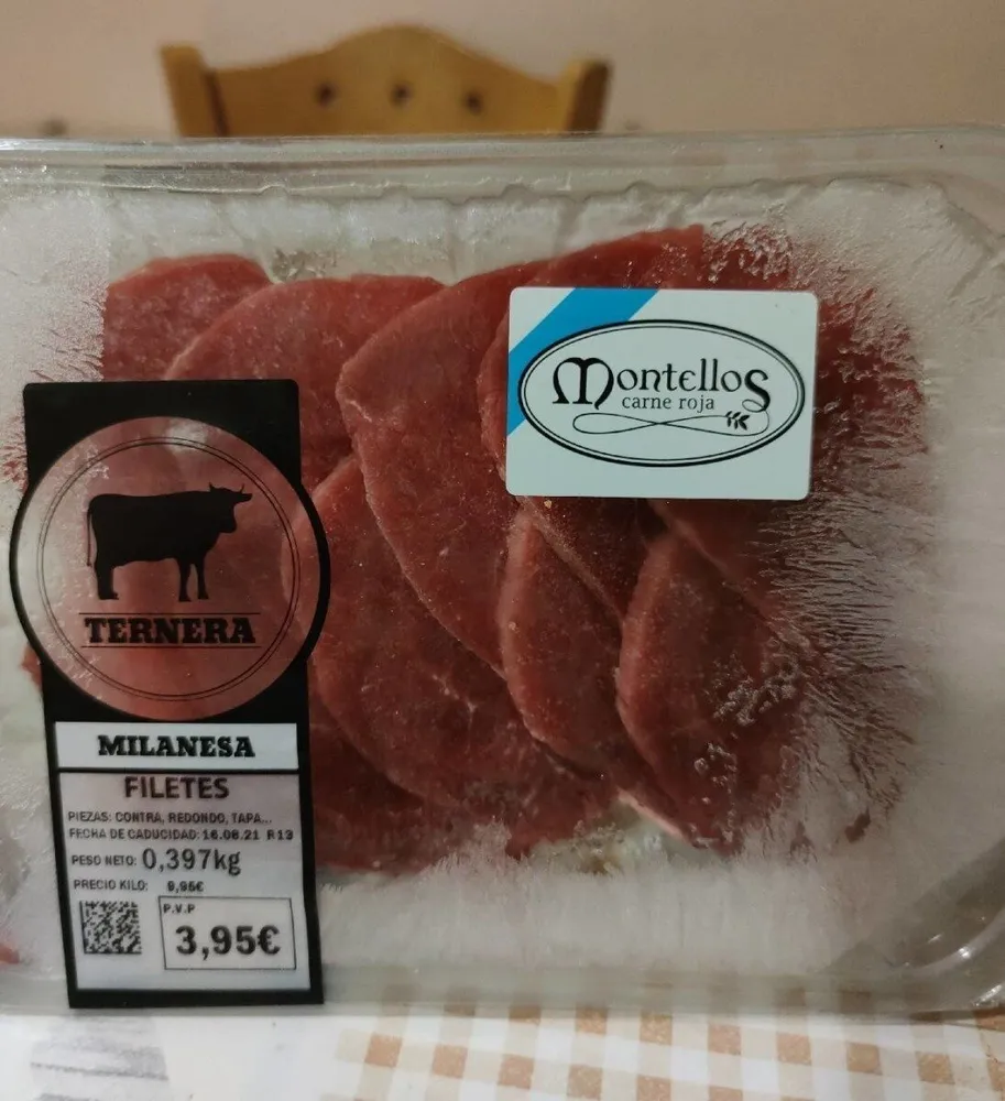 Milanesa de terner