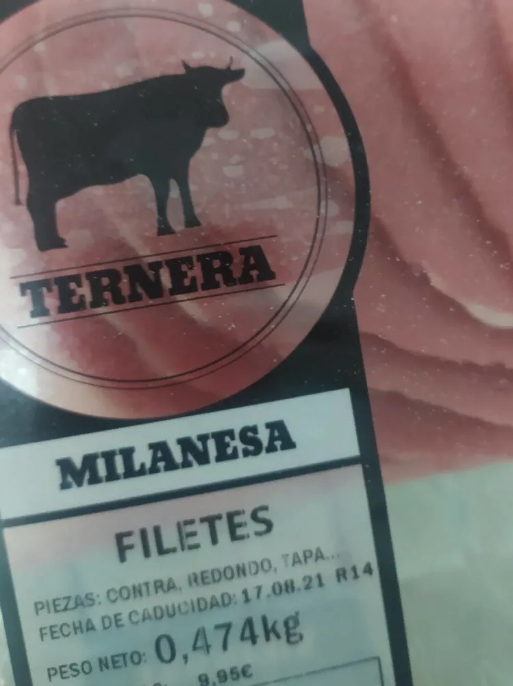 Milanesa ternera