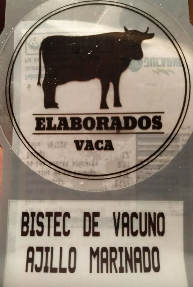 Bistec de vacuno ajillo marinado