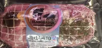 Rellenito de cordero y cerdo, con setas, jamón y cerezas