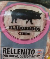 Rellenito con huevo, queso y bacon