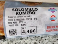Solomillo Romero