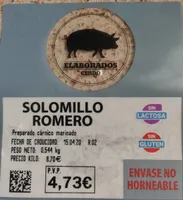 Solomillo de romero