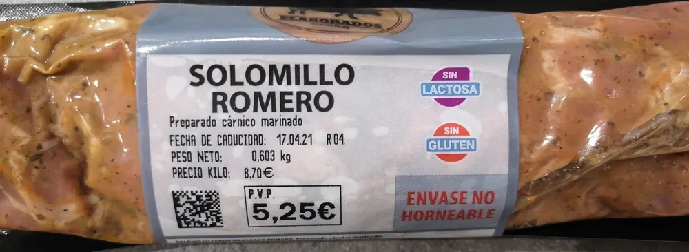 Solomillo Romero