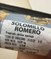 Solomillo Romero