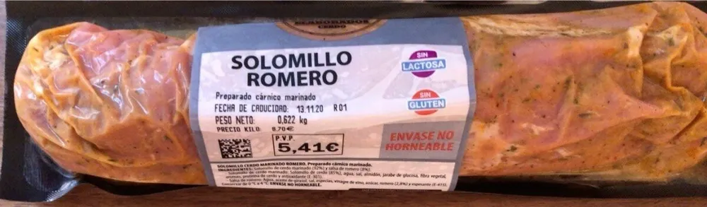 Solomillo romero