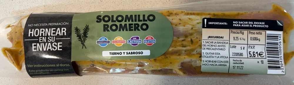 Solomillo Romero