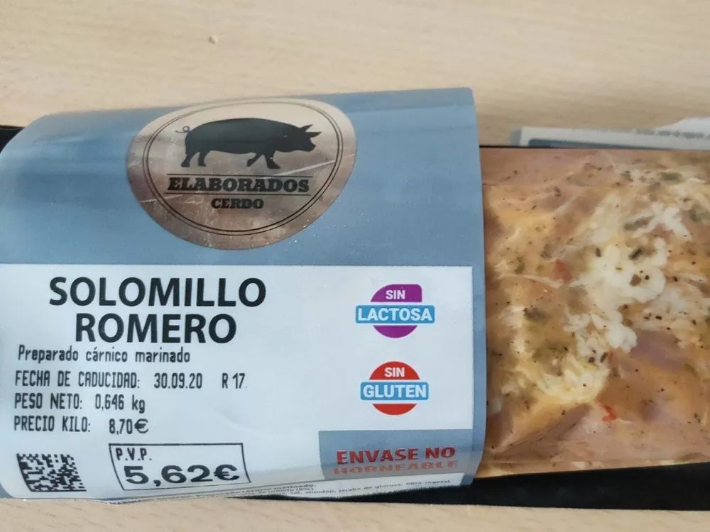 Solomillo Romero