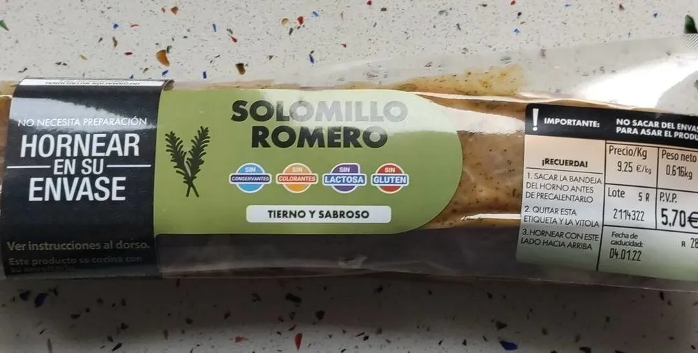 Solomillo al romero