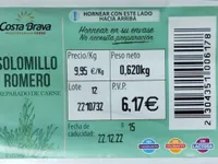 Solomillo Romero