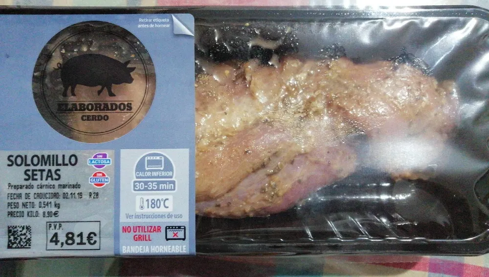 Solomillo setas