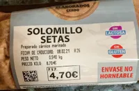 Solomillo setas