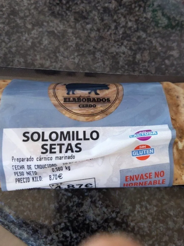 Solomillo setas