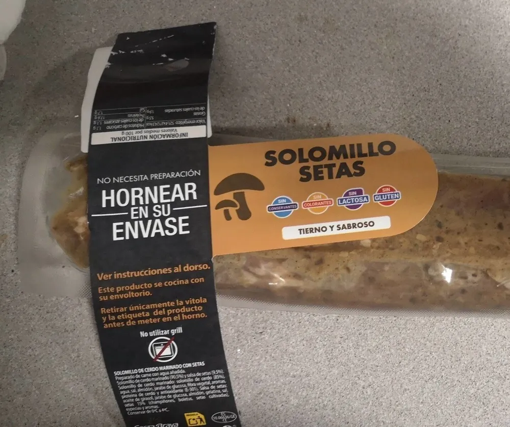 Solomillo de setas