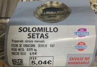 Solomillo setas