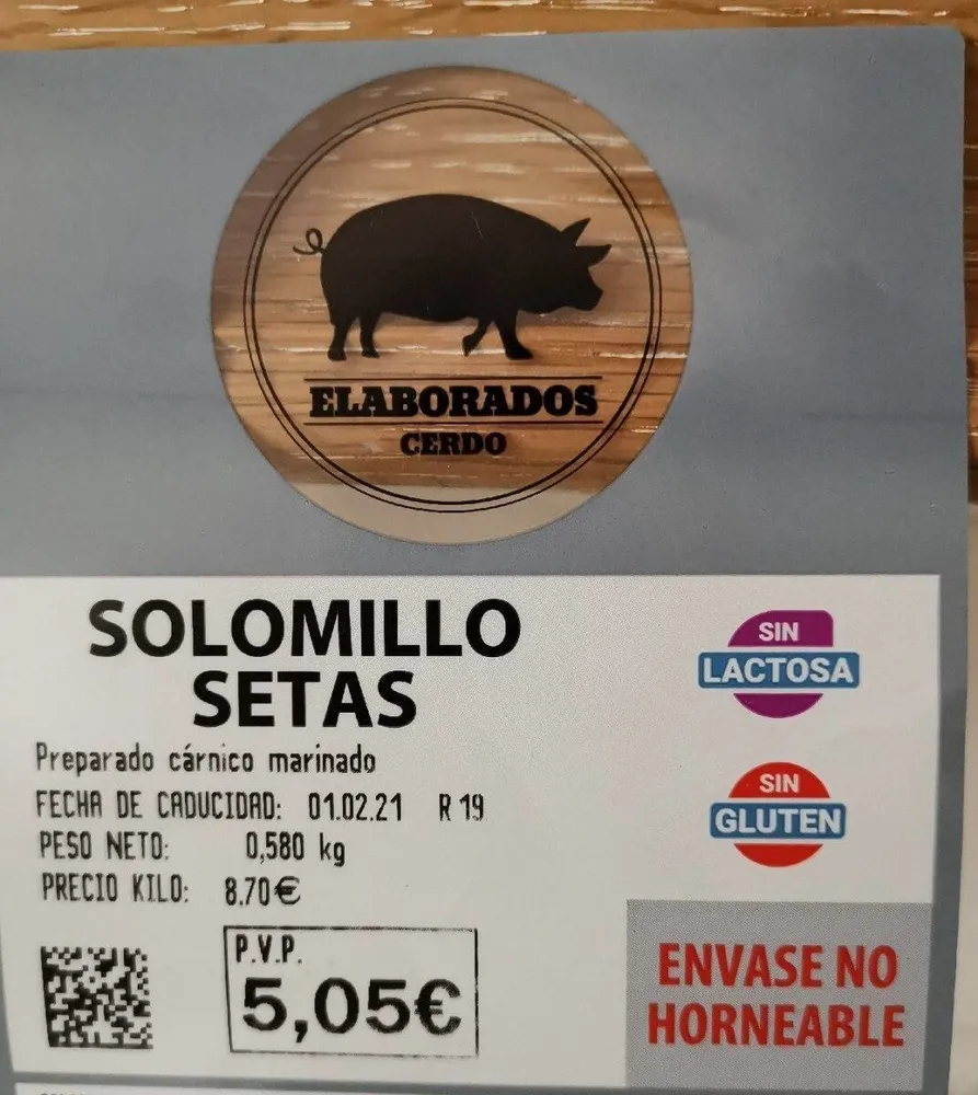 Solomillo setas