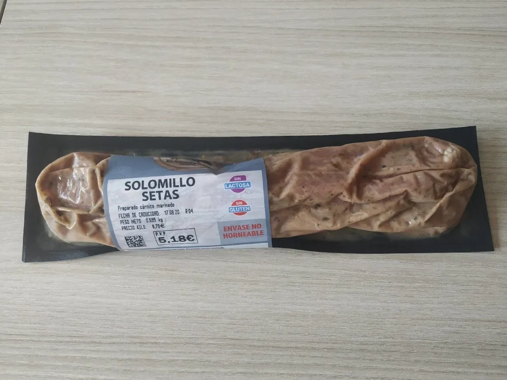 Solomillo setas