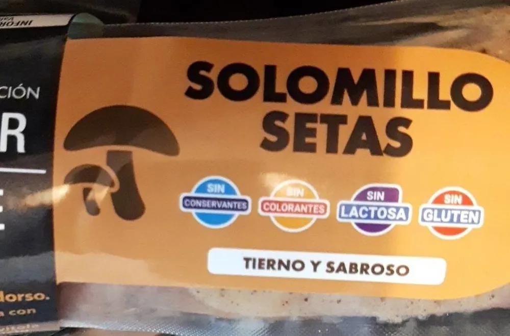 Solomillo setas