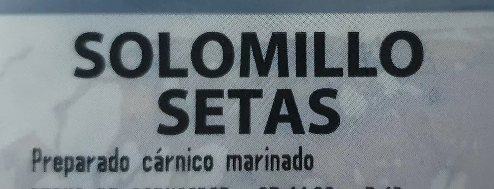Solomillo con setas