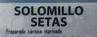 Solomillo con setas